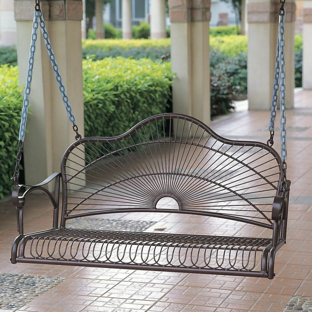Best ideas about Outdoor Porch Swing
. Save or Pin Outdoor Iron Porch Swing Patio Furniture Chair Metal Now.