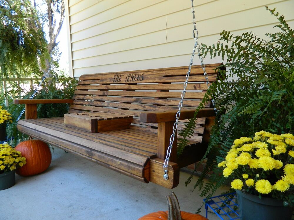 Best ideas about Outdoor Porch Swing
. Save or Pin Handmade Wood Porch Swing Patio Swing Patio Furniture Now.