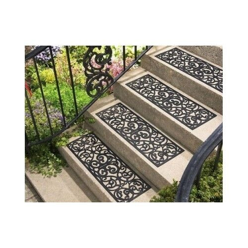 Best ideas about Outdoor Rubber Stair Treads
. Save or Pin Stair Treads Outdoor Decorative Rubber Traction Black Now.