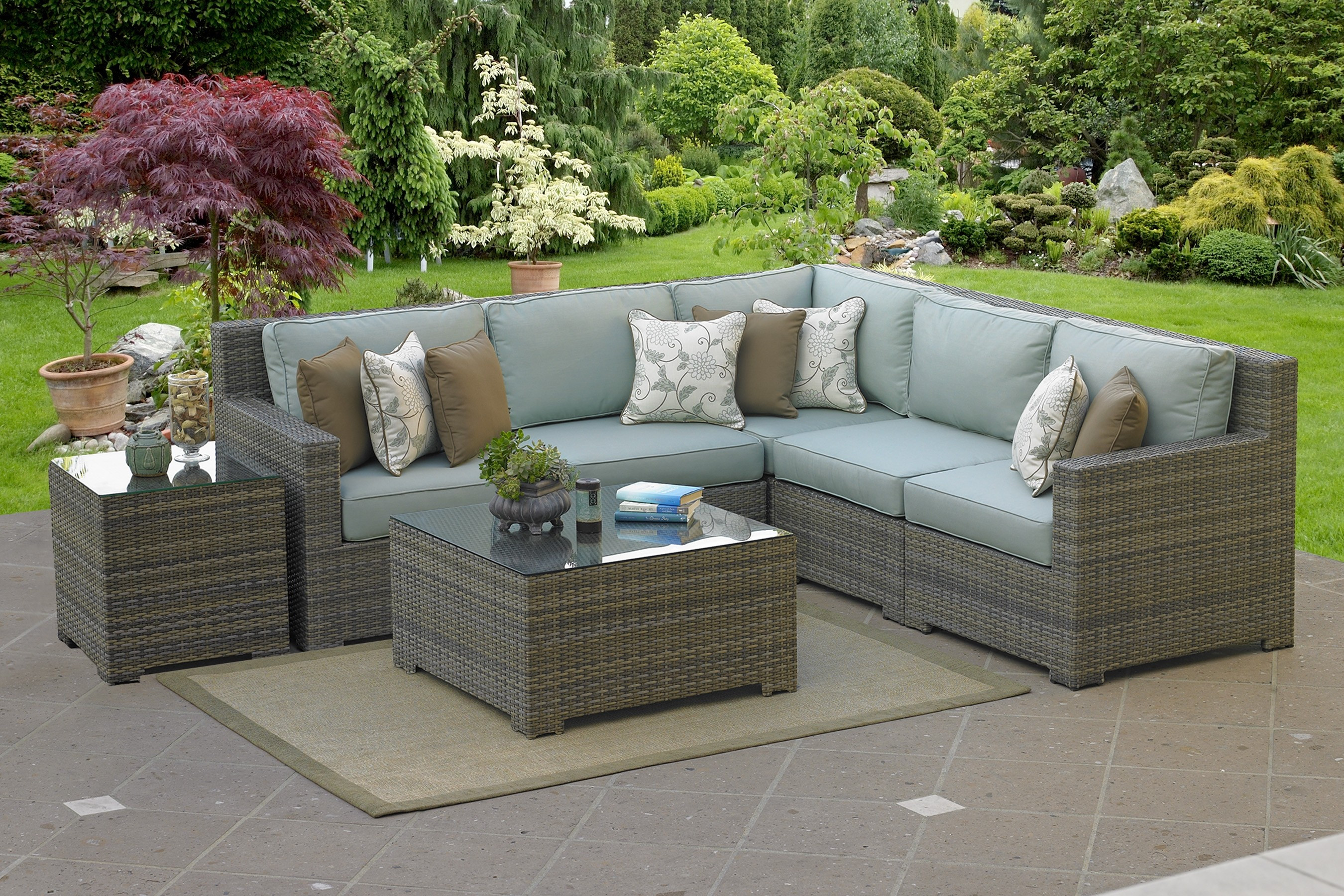 Best ideas about Outdoor Sectional Sofa
. Save or Pin Malibu 5 piece sectional Willow Weave Now.