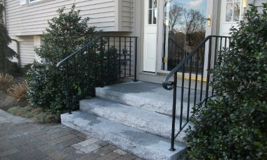 Best ideas about Outdoor Stair Railing Home Depot
. Save or Pin Wrought Iron Handrails Stairs Railings Exterior Stair Now.