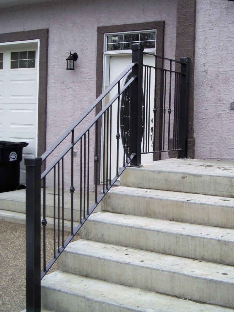 Best ideas about Outdoor Stair Railing Home Depot
. Save or Pin Exterior Wrought Iron Railings Hand Railing Exterior Now.