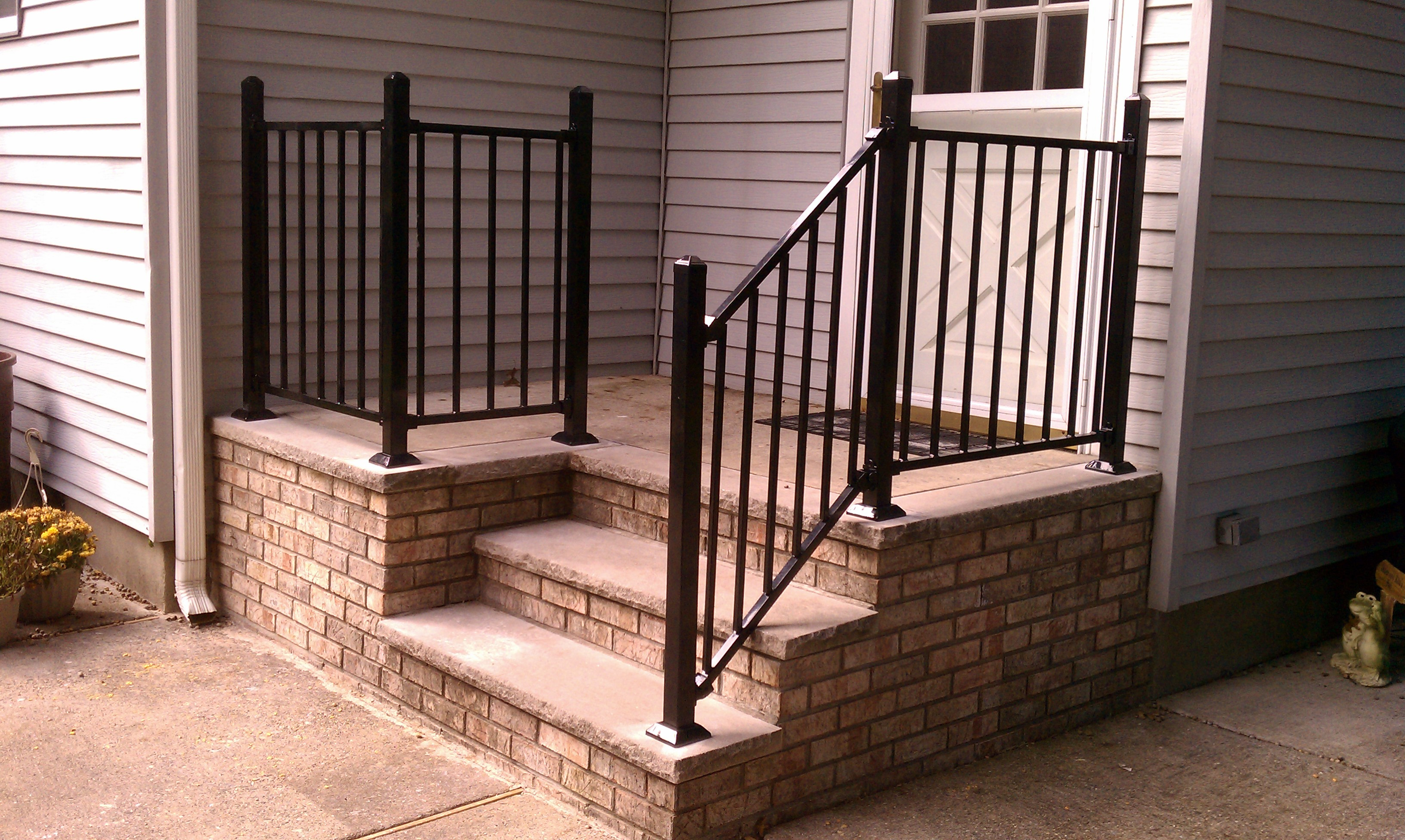 Best ideas about Outdoor Stair Railing Home Depot
. Save or Pin 42 Metal Stair Railing Home Depot RDI 8 Ft X 34 In Black Now.