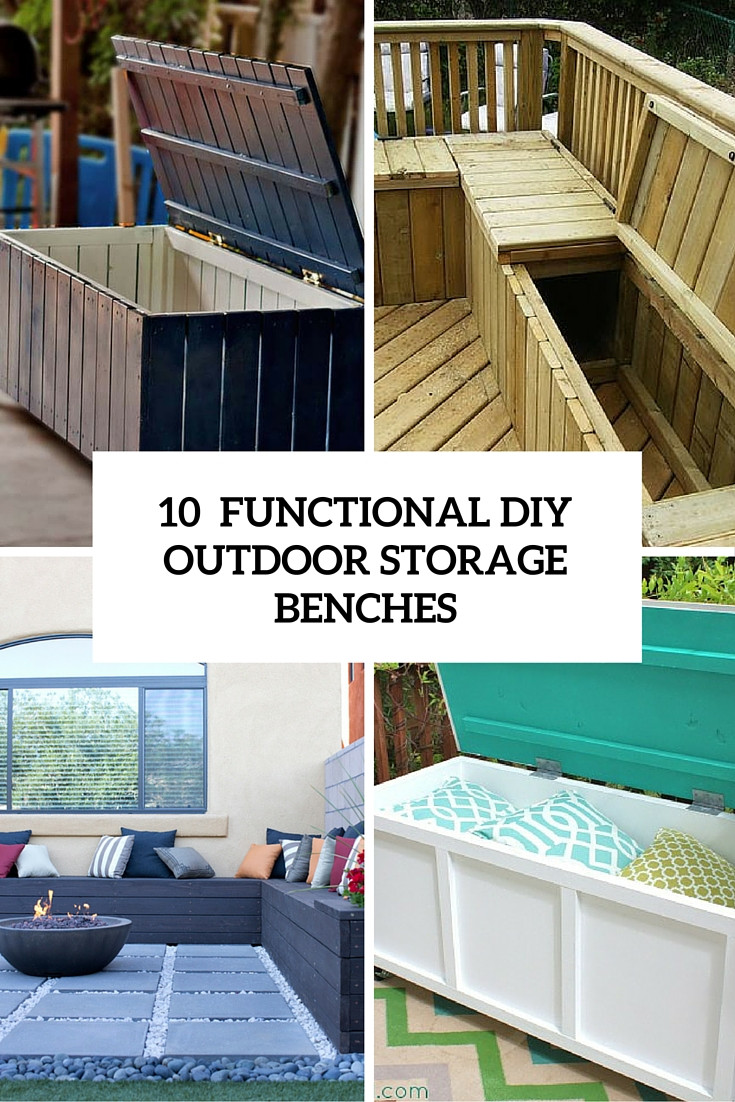 Best ideas about Outdoor Storage Bench DIY
. Save or Pin 10 Smart DIY Outdoor Storage Benches Shelterness Now.