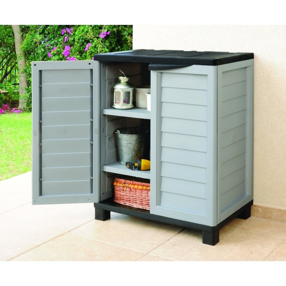 Best ideas about Outdoor Storage Cabinets With Shelves
. Save or Pin Starplast Outdoor Double Door Storage Cabinet with 2 Now.
