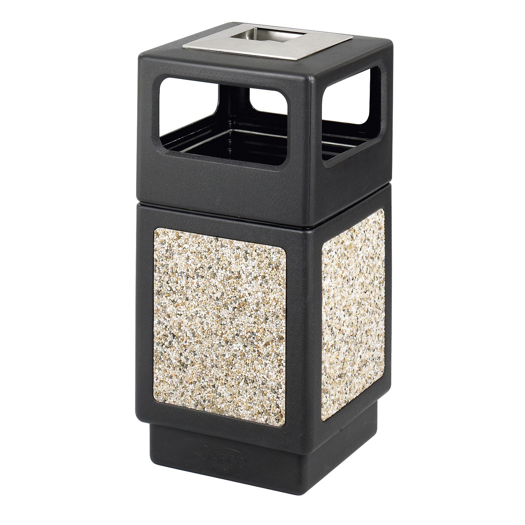 Best ideas about Outdoor Trash Cans
. Save or Pin Outdoor Canmeleon 38 Gallon Capacity Aggregate Panel Trash Now.