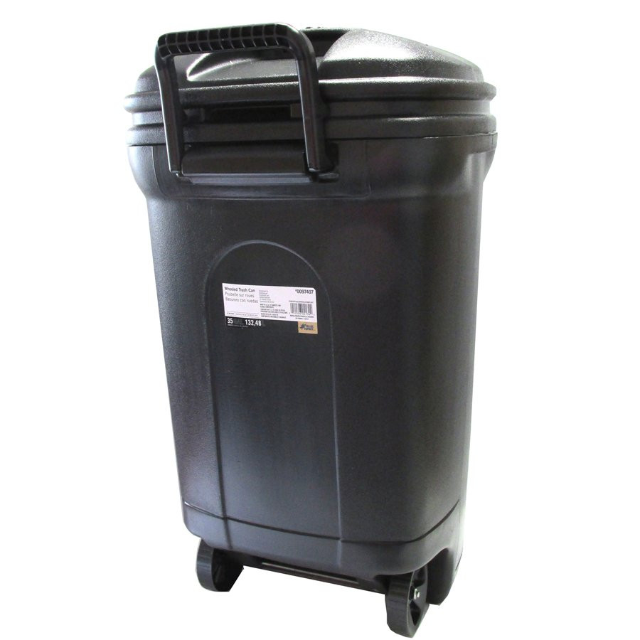 Best ideas about Outdoor Trash Cans
. Save or Pin Mighty Tuff 128 7 L Rectangular Wheeled Trash Can Now.