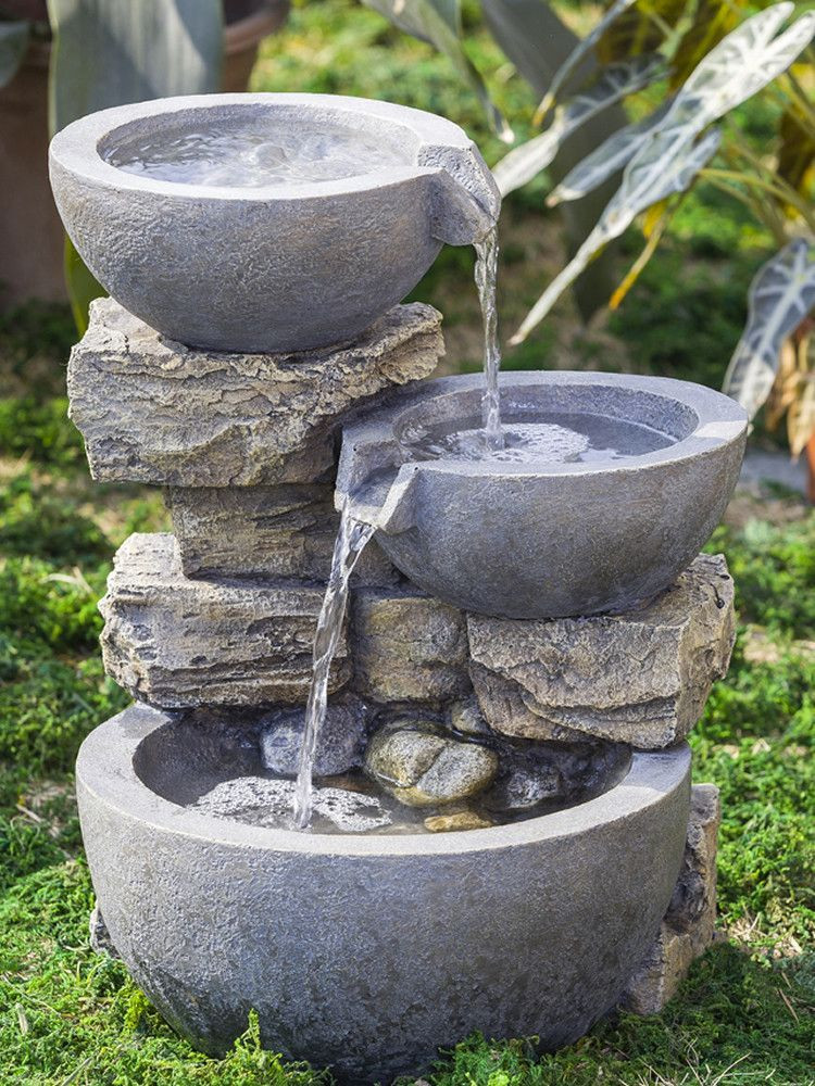 Best ideas about Outdoor Water Fountain
. Save or Pin With rounded bowls water dances from tier to tier The Now.