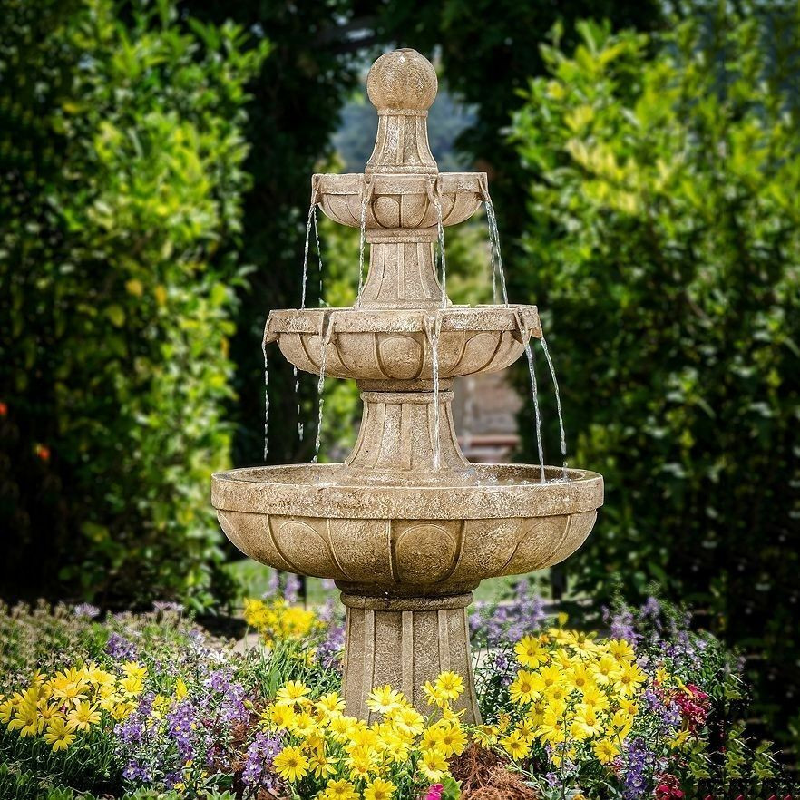 Best ideas about Outdoor Water Fountain
. Save or Pin Garden Water Fountain Patio Outdoor Classic Decor 3 Tier Now.