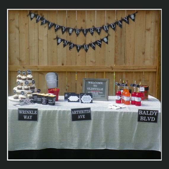 Best ideas about Over The Hill Birthday Decorations
. Save or Pin 17 Best images about Over the Hill Party Ideas on Now.
