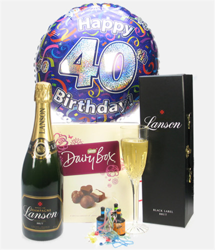 Best ideas about Overnight Birthday Gifts
. Save or Pin 40th Birthday Champagne And Chocolates Gift Next Day Now.