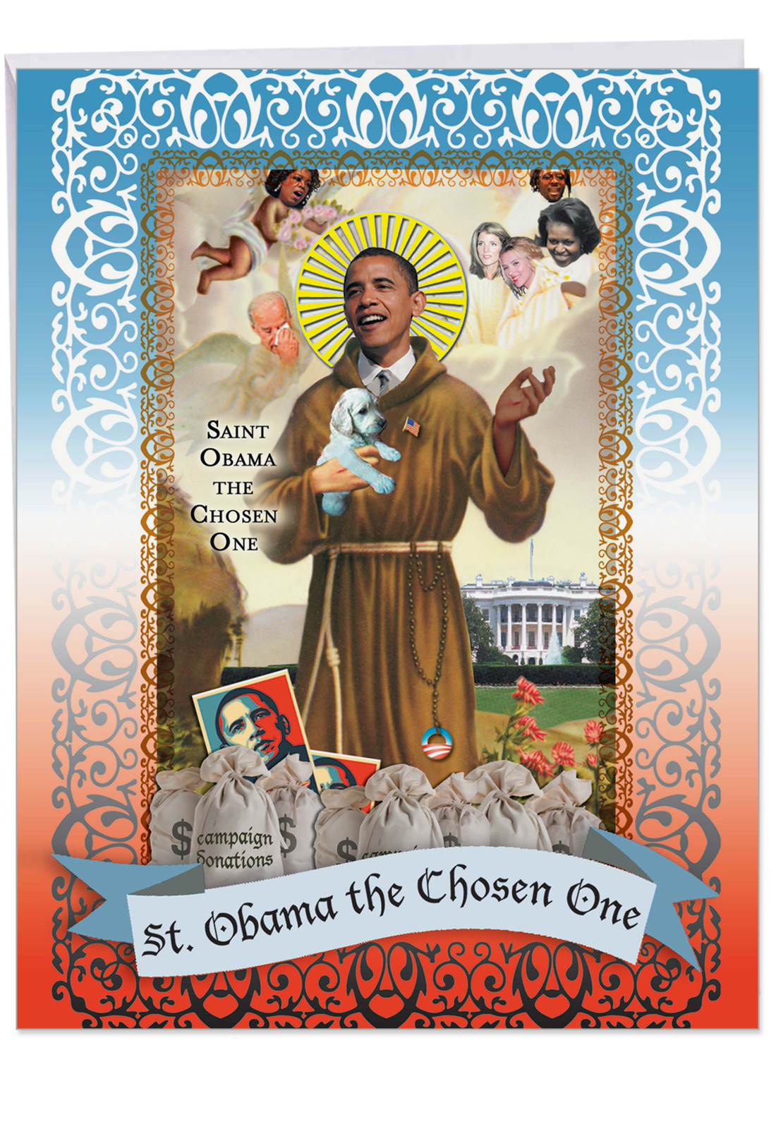 Best ideas about Oversize Birthday Card
. Save or Pin J0475 Jumbo Funny Birthday Card St Obama With Envelope Now.