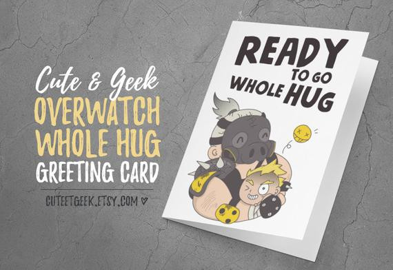 Best ideas about Overwatch Birthday Card
. Save or Pin I m ready to go whole hug Overwatch Greeting Card Now.