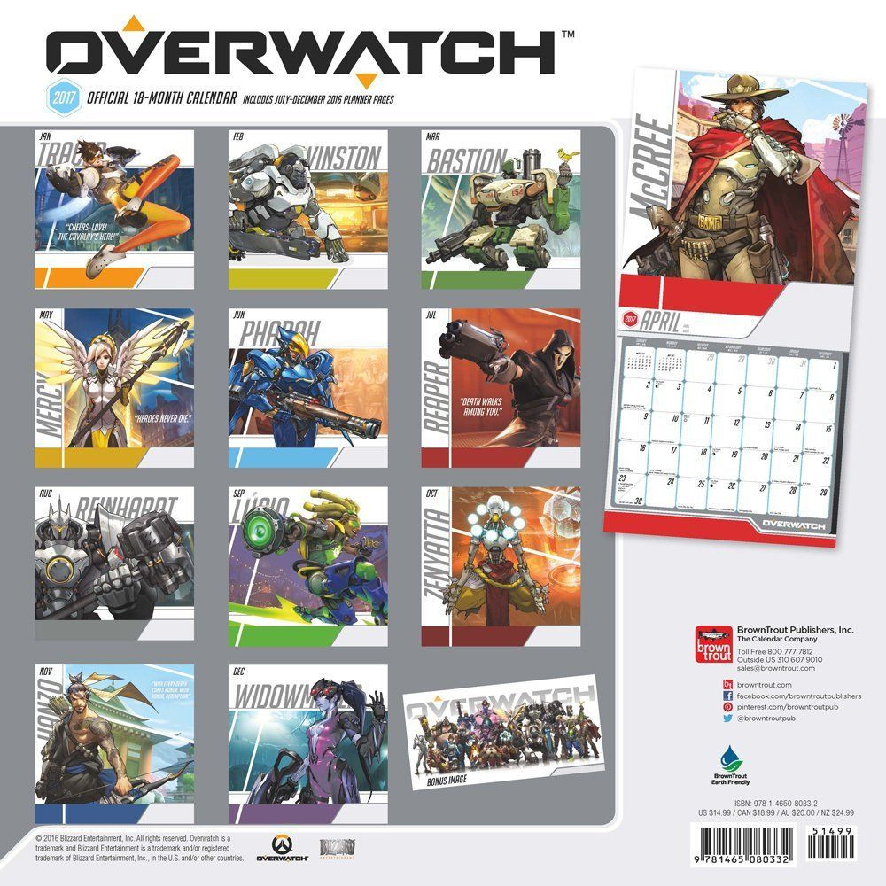 Best ideas about Overwatch Gift Ideas
. Save or Pin Overwatch 2017 Calendar $15 Overwatch Christmas Gift Now.