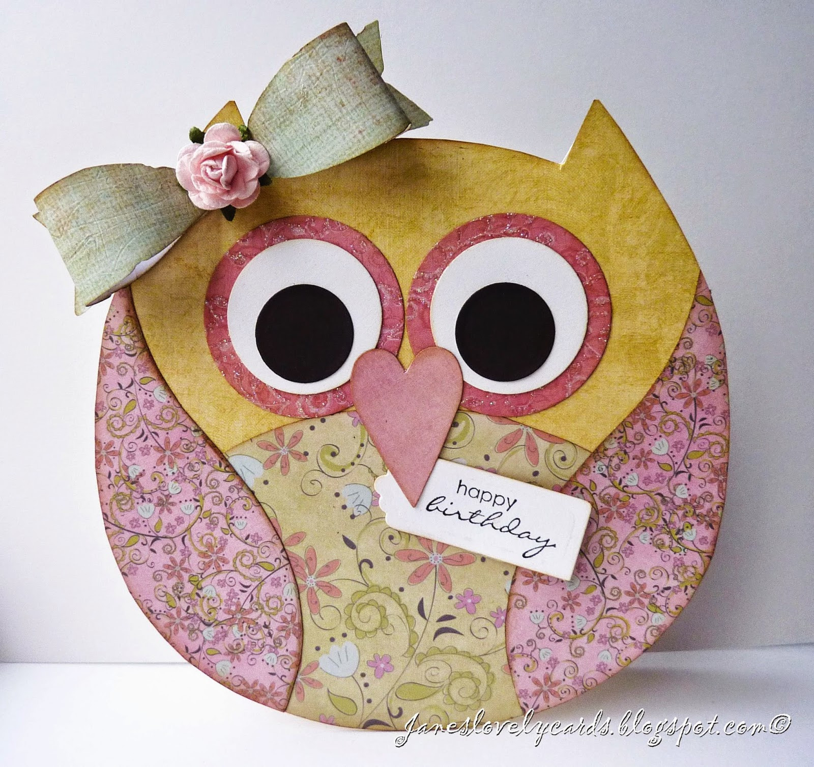 Best ideas about Owl Birthday Card
. Save or Pin Jane s Lovely Cards Owl Birthday Card Now.