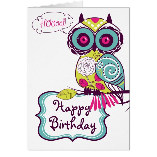 Best ideas about Owl Birthday Card
. Save or Pin Owl Birthday Cards & Invitations Now.