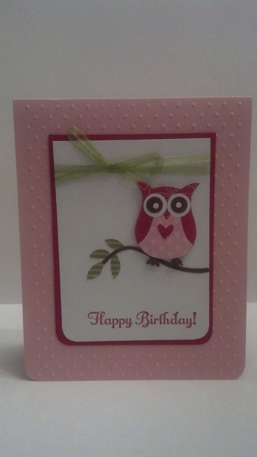 Best ideas about Owl Birthday Card
. Save or Pin Owl Birthday Card Stampin Up Handmade Now.