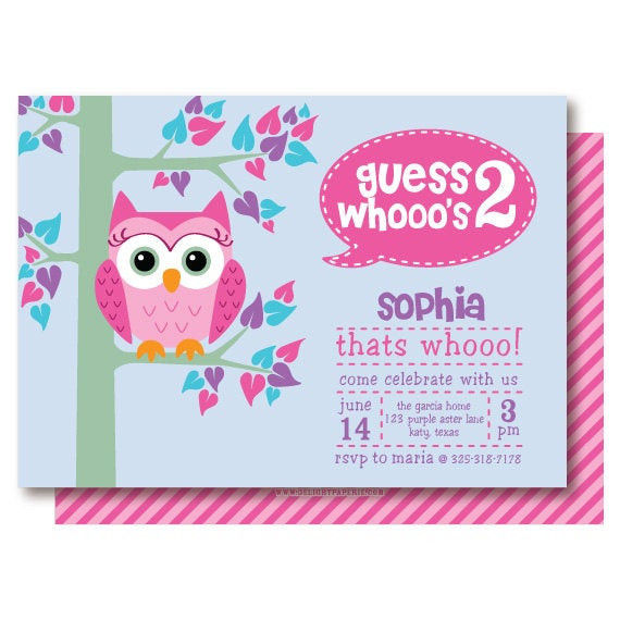 Best ideas about Owl Birthday Invitations
. Save or Pin Owl Birthday Party Invitations 2nd Birthday Invitation Now.