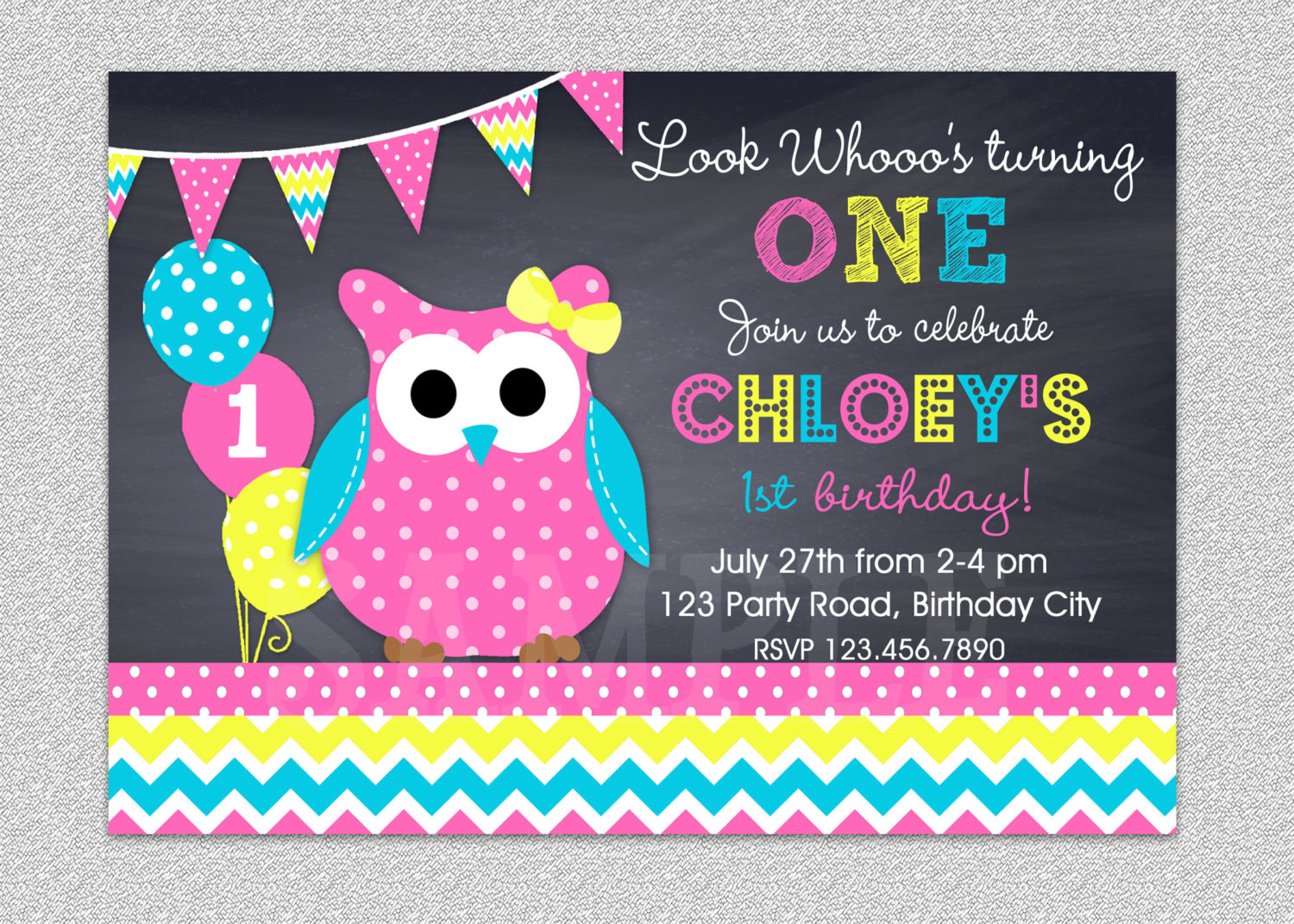 Best ideas about Owl Birthday Invitations
. Save or Pin Owl Birthday Invitation Chevron Owl Birthday Party Invitation Now.