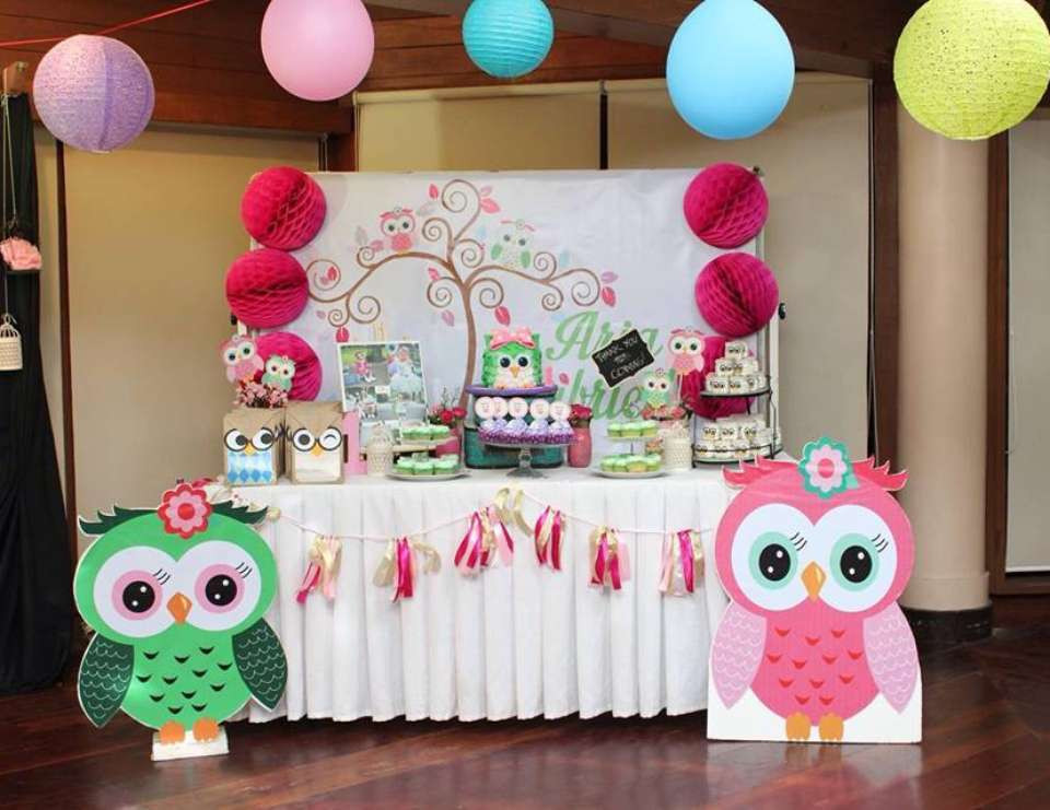 Best ideas about Owl Birthday Party Decorations
. Save or Pin Owl Birthday "Aria Gabrielle s Owl Party" Now.
