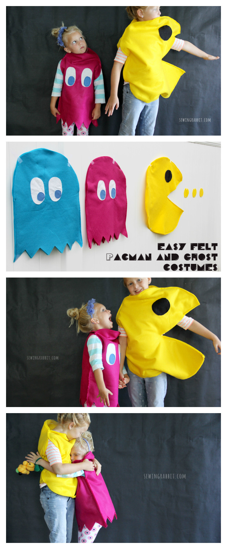 Best ideas about Pacman Costumes DIY
. Save or Pin Pac Man & Ghost Costume DIY The Sewing Rabbit Now.