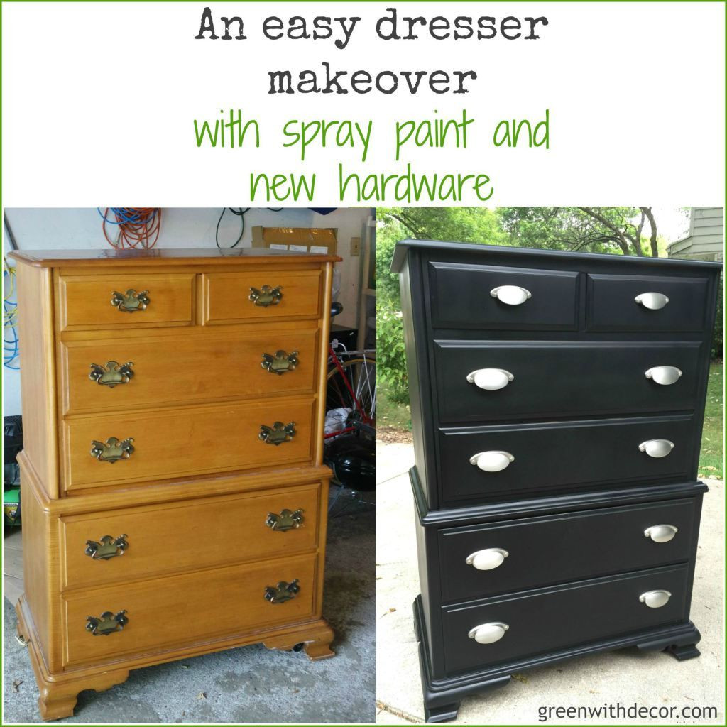 Best ideas about Paint Dresser DIY
. Save or Pin A dresser makeover with spray paint Now.