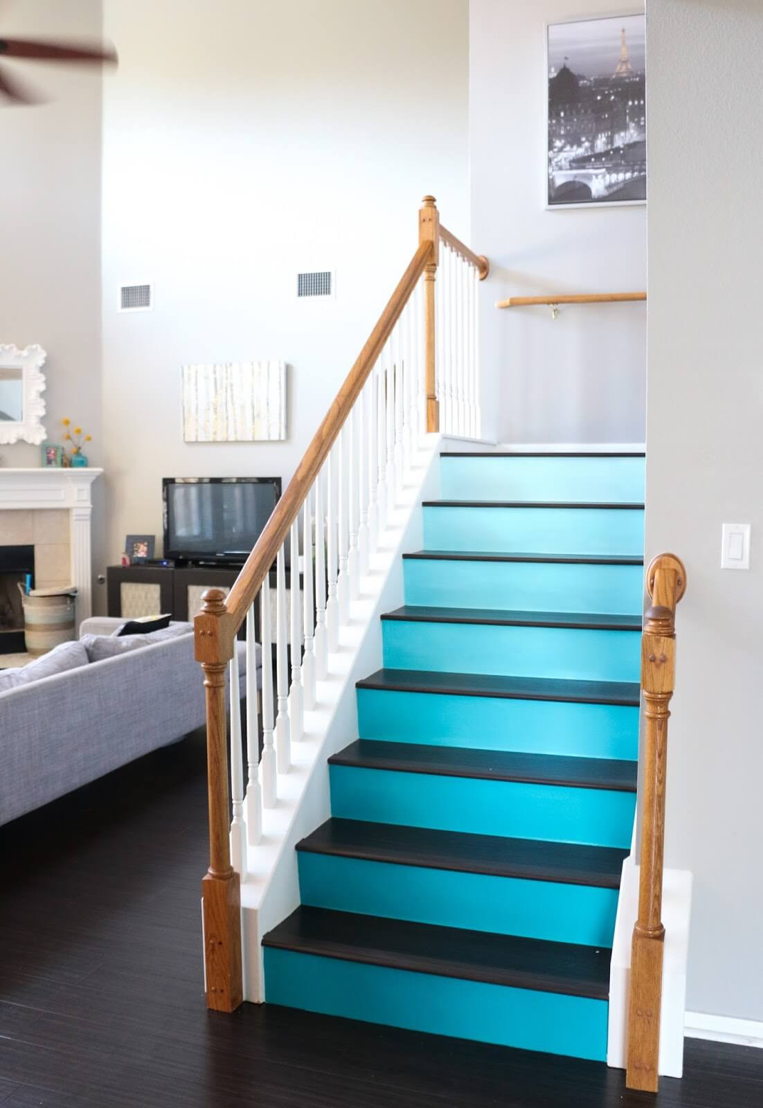 Best ideas about Paint Staircase Ideas
. Save or Pin 27 Painted Staircase Ideas Which Make Your Stairs Look New Now.