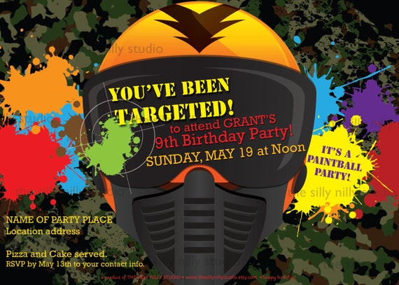 Best ideas about Paintball Birthday Invitations
. Save or Pin 301 Moved Permanently Now.