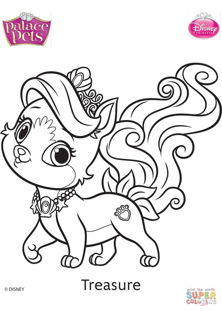 Best ideas about Palace Pets Free Coloring Pages
. Save or Pin Palace Pets Treasure coloring page Now.