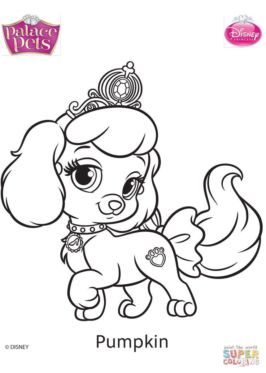 Best ideas about Palace Pets Free Coloring Pages
. Save or Pin Palace Pets Pumpkin coloring page Now.