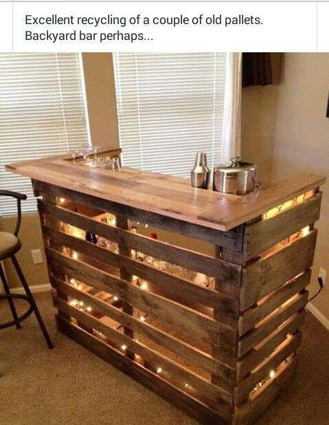Best ideas about Pallet Bar DIY
. Save or Pin Diy backyard bar made out of pallets is would be Now.