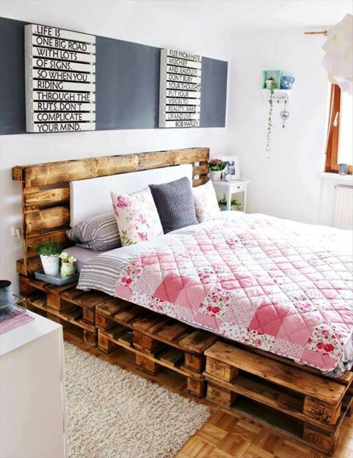 Best ideas about Pallet Bed DIY
. Save or Pin 30 DIY Pallet Ideas for Your Home Now.