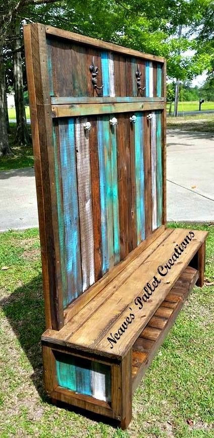 Best ideas about Pallet Craft Ideas
. Save or Pin Wooden Pallets Made Customized Hall Tree – Pallets Ideas Now.