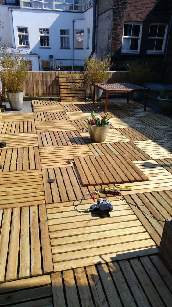 Best ideas about Pallet Flooring DIY
. Save or Pin Easy to Build Wood Pallet Flooring at No Cost Now.