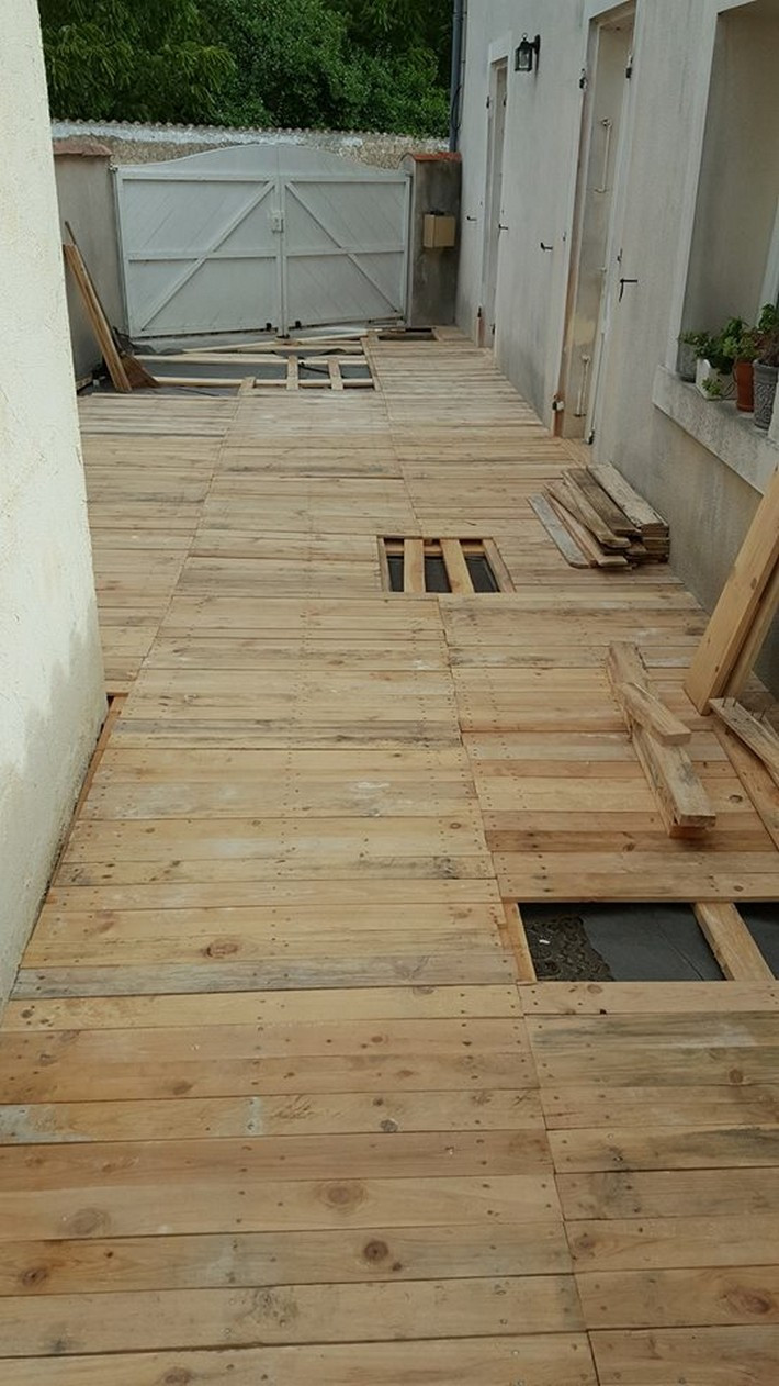 Best ideas about Pallet Flooring DIY
. Save or Pin DIY Patio Pallet Floor Now.