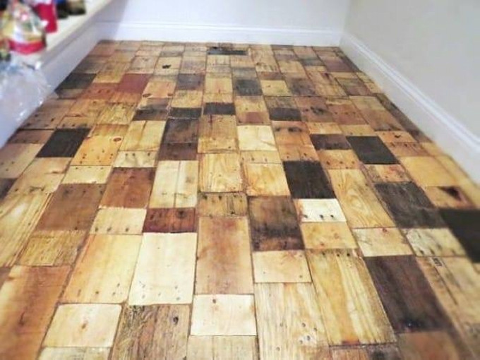 Best ideas about Pallet Flooring DIY
. Save or Pin DIY Recycled Pallet Wood Flooring Now.