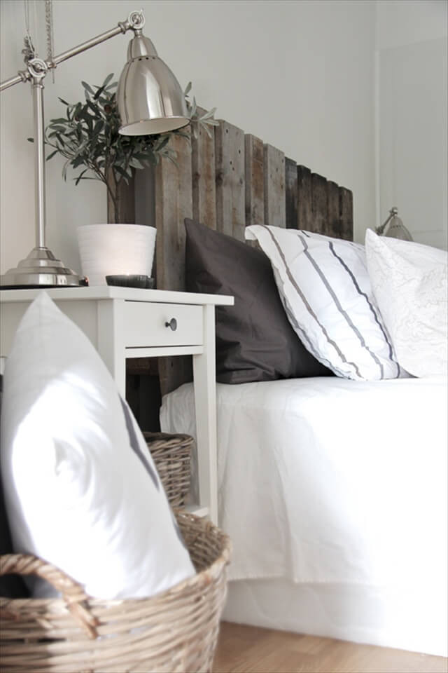 Best ideas about Pallet Headboard DIY
. Save or Pin DIY Headboard from Pallets Now.