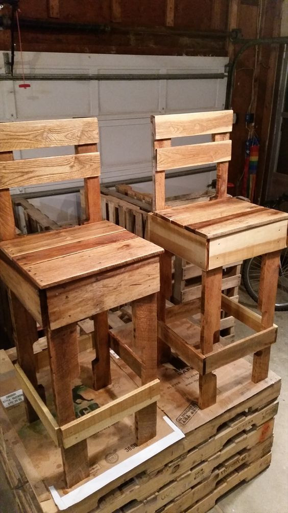 Best ideas about Pallet Wood Furniture Ideas
. Save or Pin Pallet Bar Chairs 125 Awesome DIY Pallet Furniture Now.