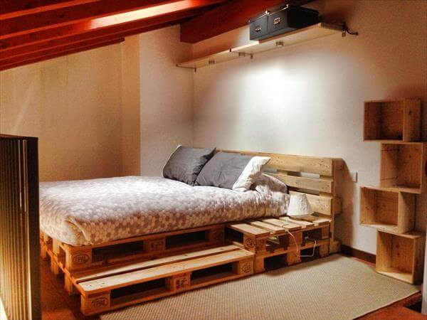 Best ideas about Pallets Bed DIY
. Save or Pin 5 DIY Beds Made From Wooden Pallets Now.