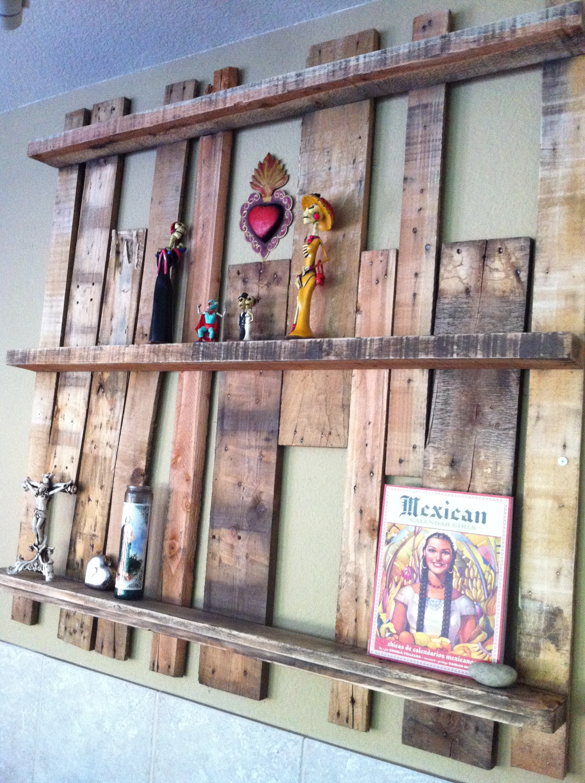 Best ideas about Pallets Craft Ideas
. Save or Pin UPCYCLED – Pallet Shelf Project Now.