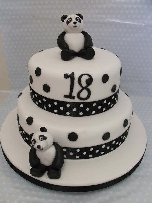 Best ideas about Panda Birthday Cake
. Save or Pin 18th birthday panda cake cake by zoe CakesDecor Now.