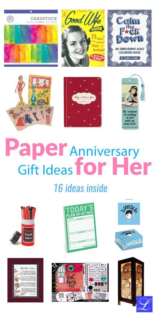 Best ideas about Paper Anniversary Gift Ideas For Her
. Save or Pin 16 Paper 1st Wedding Anniversary Gift Ideas for Your Wife Now.