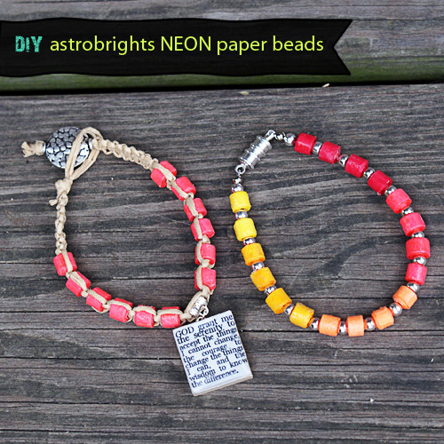 Best ideas about Paper Beads DIY
. Save or Pin DIY Neon Paper Beads Now.