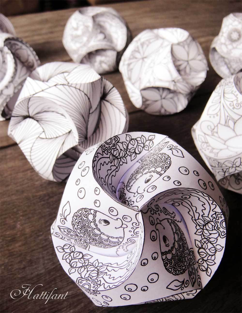 Best ideas about Paper Crafts For Adults
. Save or Pin DIY Colorable Triskele Paper Globes – In Crafts Now.