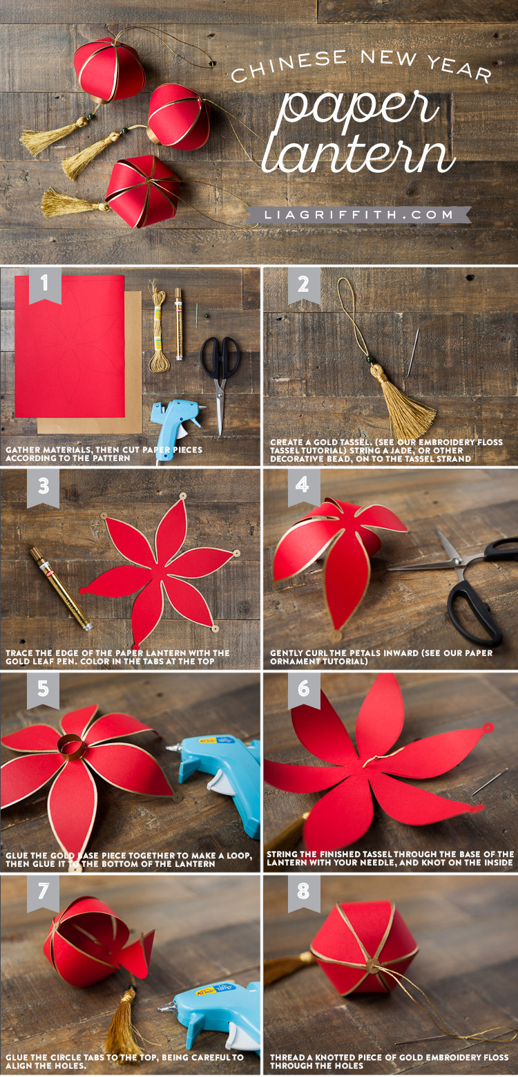 Best ideas about Paper Lanterns DIY
. Save or Pin DIY Chinese New Year Paper Lantern Lia Griffith Now.