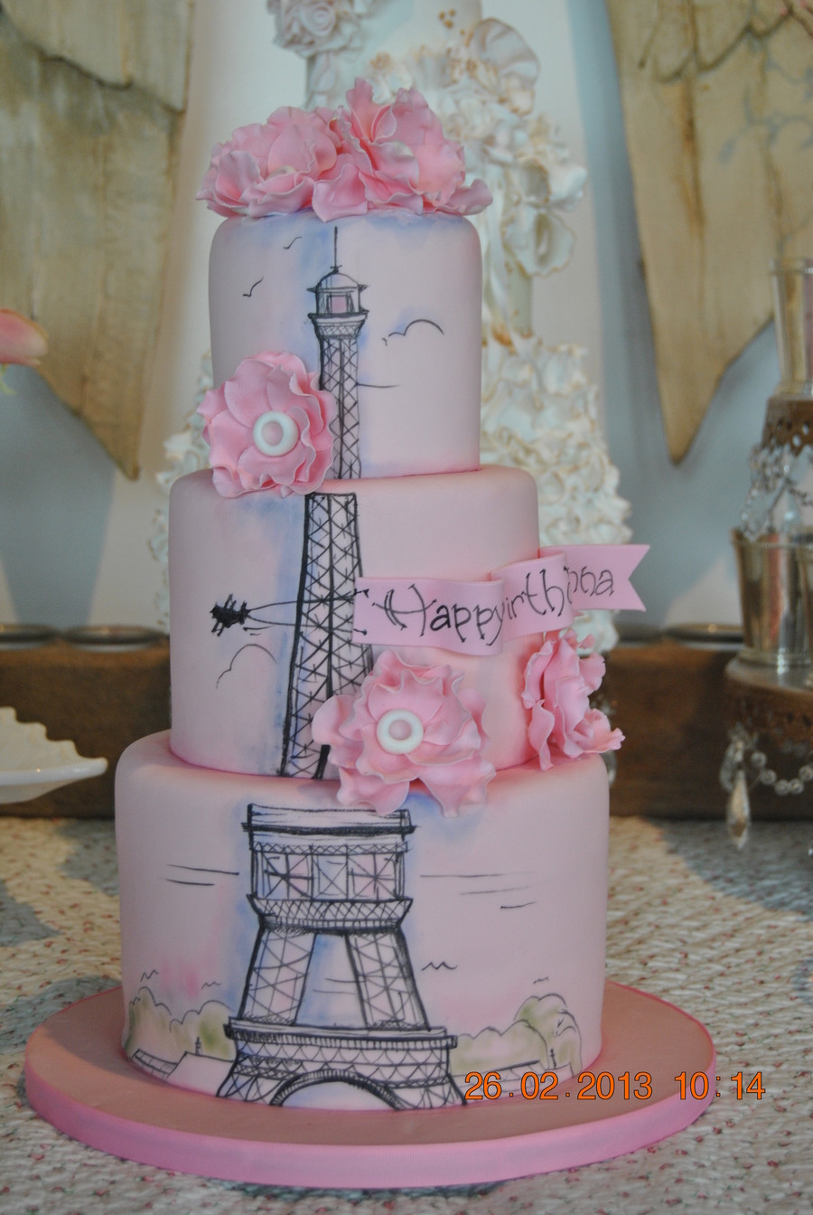 Best ideas about Paris Birthday Cake
. Save or Pin Paris Eiffel Tower Cake Version Iii CakeCentral Now.