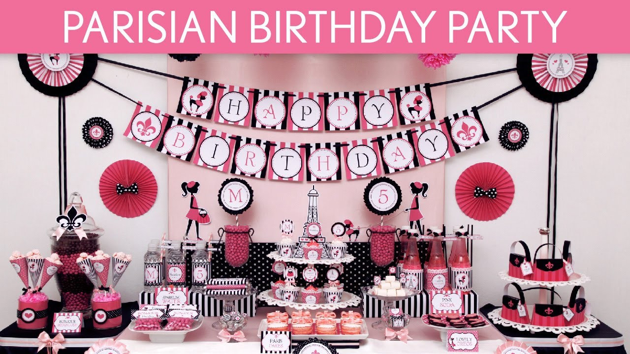 Best ideas about Paris Birthday Party Decorations
. Save or Pin Parisian Birthday Party Ideas Parisian B105 Now.