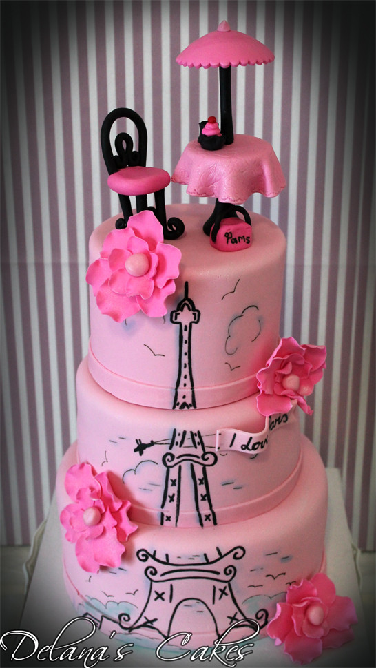 Best ideas about Paris Themed Birthday Cake
. Save or Pin Delana s Cakes Paris themed Birthday Cake Now.