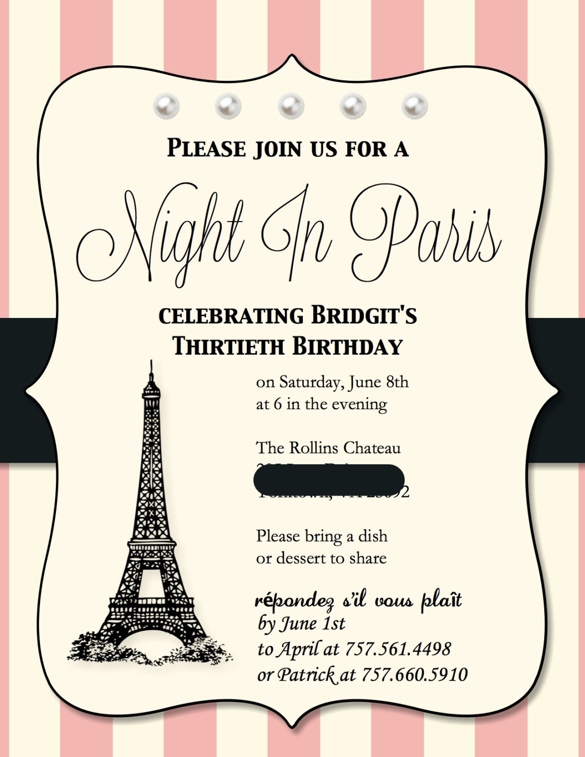 Best ideas about Paris Themed Birthday Invitations
. Save or Pin Paris themed Birthday Party Invitations 15 invites Now.