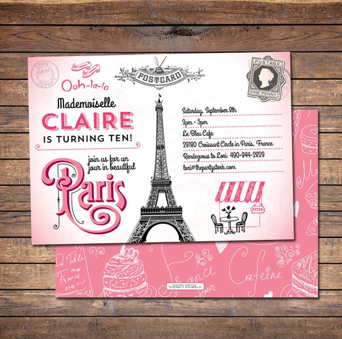 Best ideas about Paris Themed Birthday Invitations
. Save or Pin Paris Invitation Paris Birthday Invitation Paris Party Now.